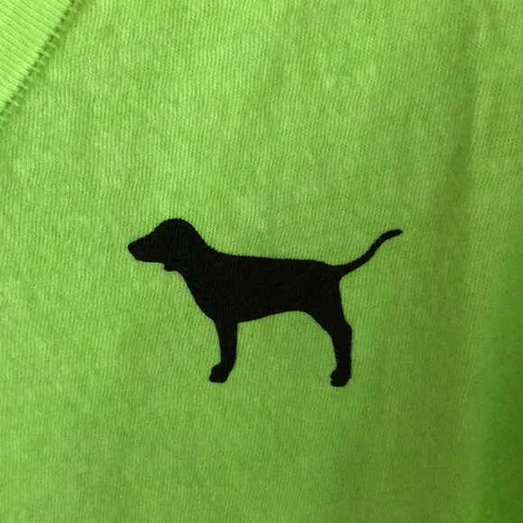 Pink Victoria's Secret lime shirt - Picture 3 of 4